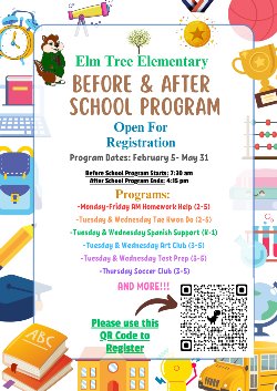 1-16-2024; P.S 211 Spring 2024 After School Programs Flyers (English)